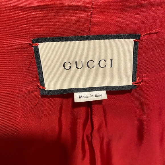 Classic Gucci leather biker jacket. - Picture 6 of 11